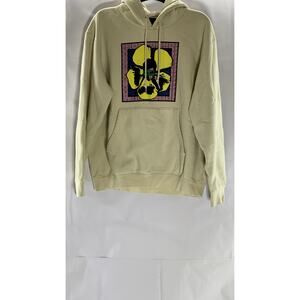 OBEY Men's Beige We Make The Flowers Grow Graphic Hoodie SZ M